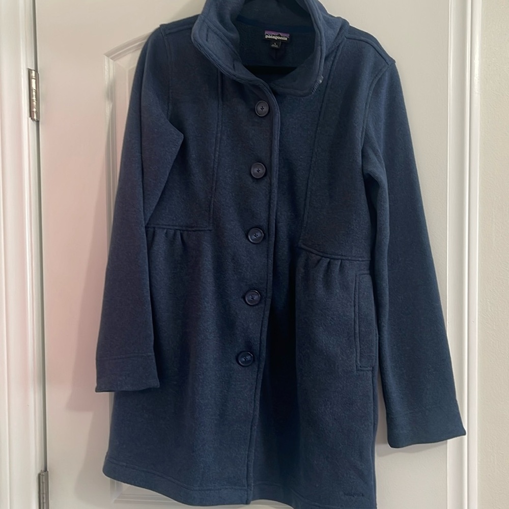 Patagonia navy Better Sweater Coat
